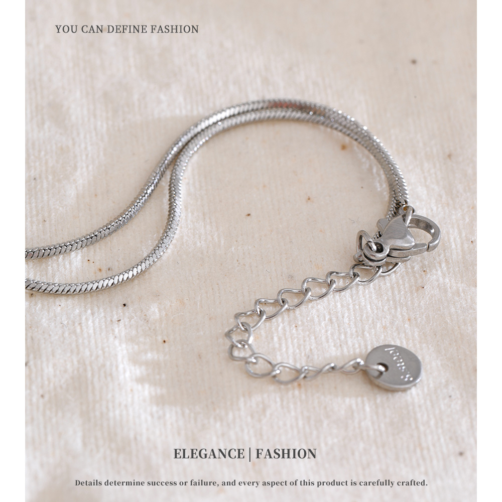 NiNice ステンレス鋼ネックレス 天然タイガーアイストー - Birth Flower Necklace のレビューと価格
