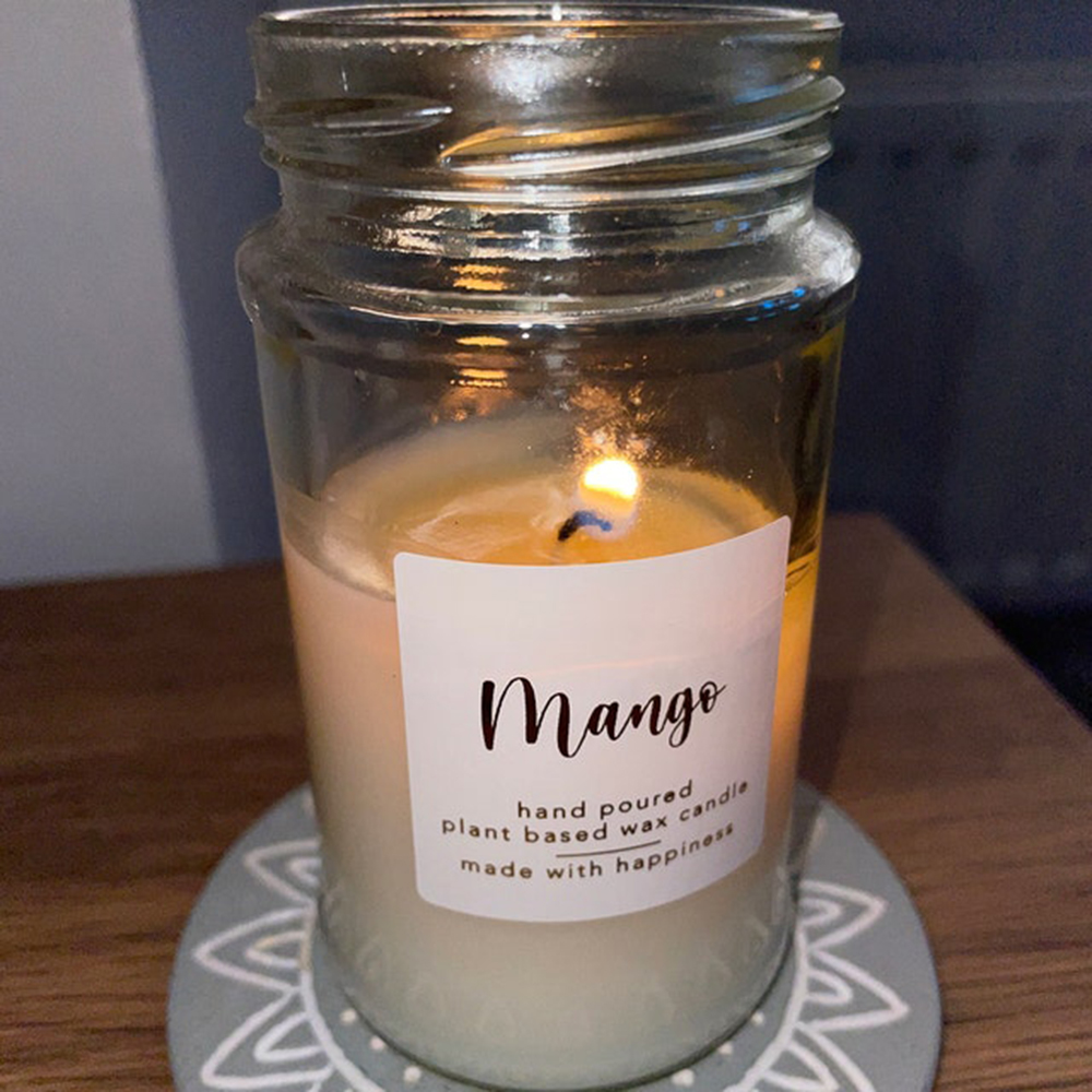 30枚入り-50mm カスタムキャンドルジャーステッカー パ - Personalised Candle Label のレビューと価格
