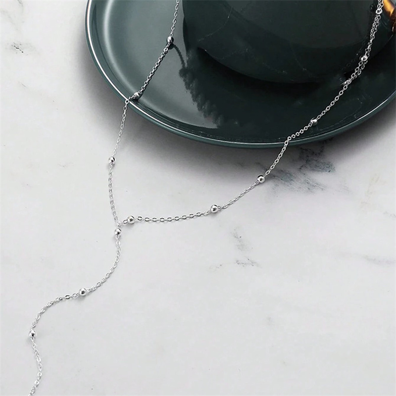 ヴィンテージゴールドカラーロングチェーンドロップネックレス女 - Birth Flower Necklace のレビューと価格