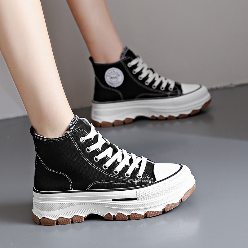 女性用ハイトップスニーカー,レース付きカジュアルスニーカー, - Vans Shoes Old Skool のレビューと価格