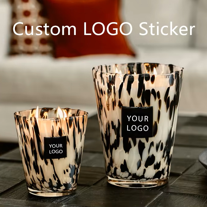 カスタムロゴエポキシドームステッカー高級キャンドルボトルラベ - Personalised Candle Label のレビューと価格